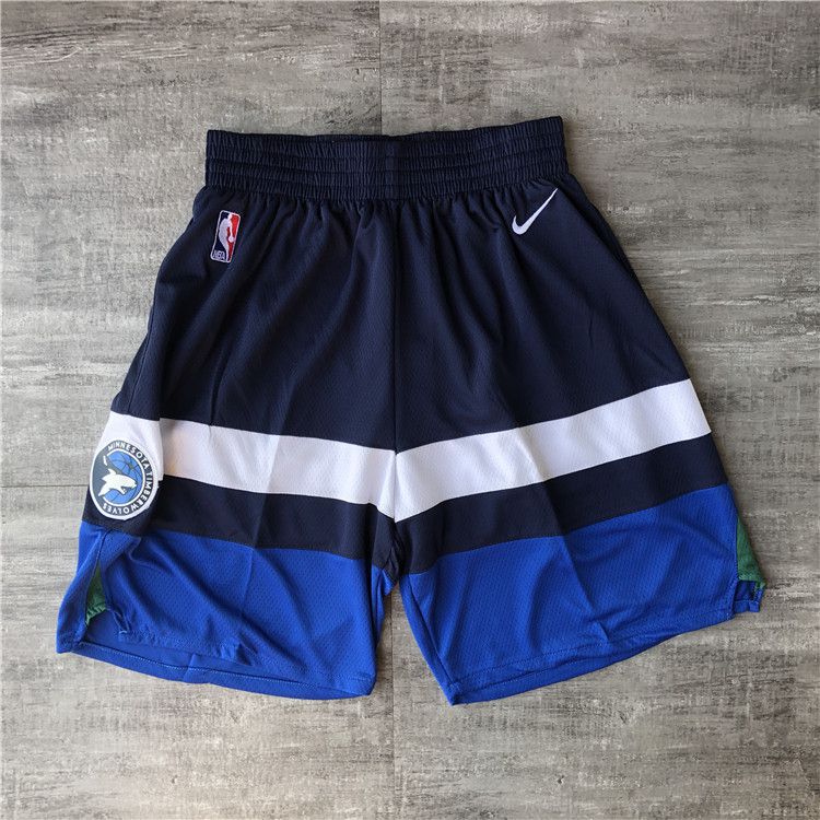 Men NBA Minnesota Timberwolves Blue Shorts 04161->minnesota timberwolves->NBA Jersey